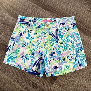Lilly Pulitzer Keller Stretch Short in Shell Beach